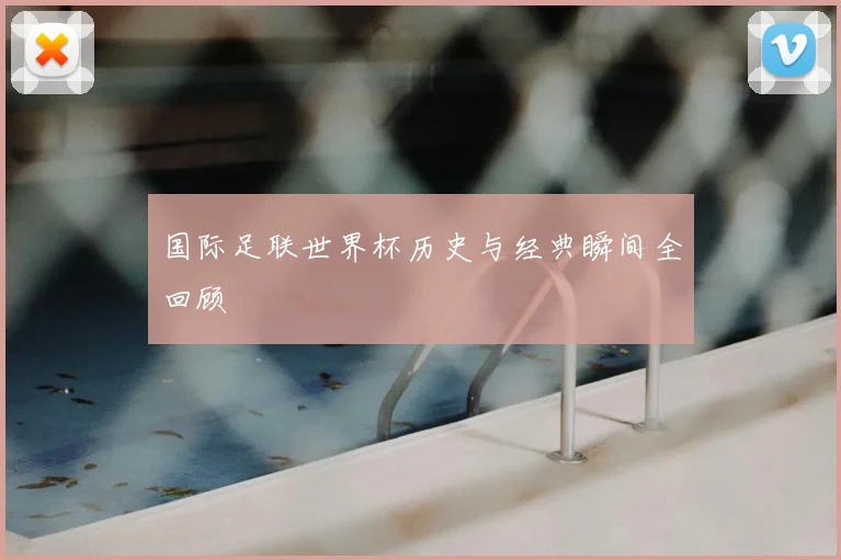 国际足联世界杯历史与经典瞬间全回顾
